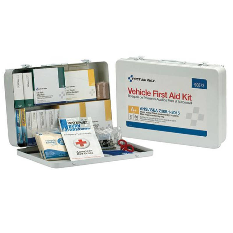 First Aid Only 50 Person 276 Piece Weatherproof Vehicle First Aid Kit 90673 First Aid Only 50 Person 276 Piece Weatherproof Vehicle First Aid Kit 90673